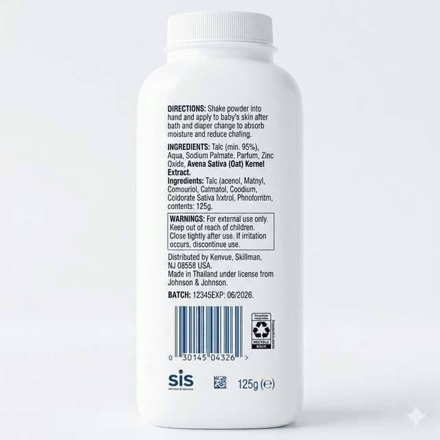 Johnson's Baby Powder 200g — by Johnson's — Baby Toiletries from NG — Afrizonemart — view 2