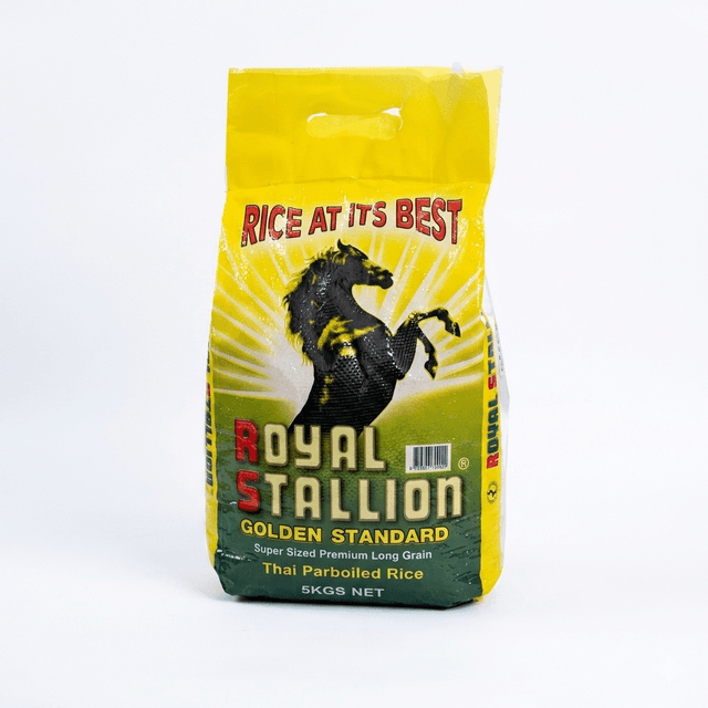 Royal Stallion Parboiled Rice 5kg — by Royal Stallion — Rice from NG — Afrizonemart — view 2