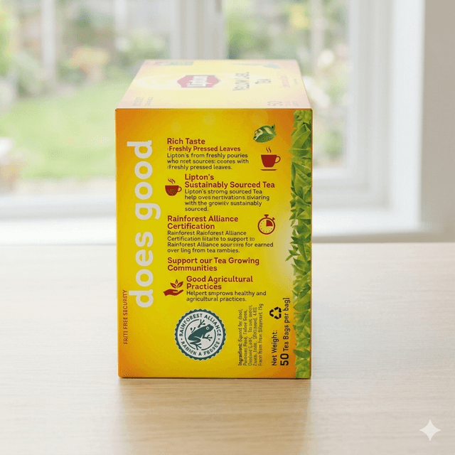 Lipton Yellow Label Tea 50 Bags — by Lipton — Beverages Tea Coffee from NG — Afrizonemart — view 2