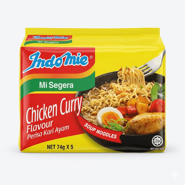 Indomie Chicken Curry 70g — by Indomie — Pasta Noodles from NG — Afrizonemart