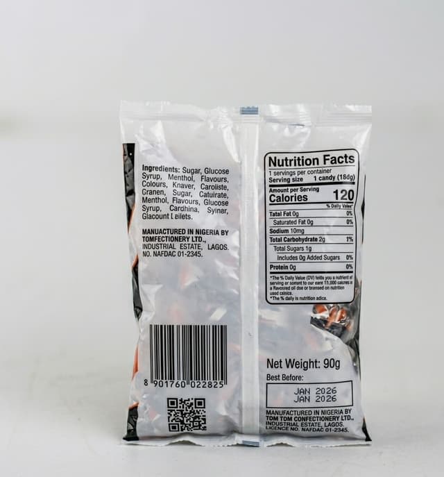 TomTom Original Sweets 90g — by TomTom — Snacks Biscuits from NG — Afrizonemart — view 2