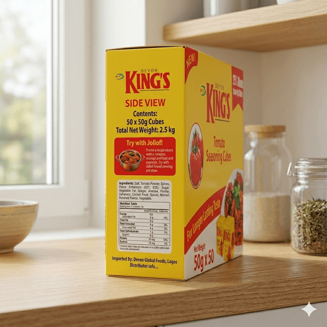 Devon Kings Cubes 50pcs — by Devon Kings — Spices Seasonings from NG — Afrizonemart — view 2