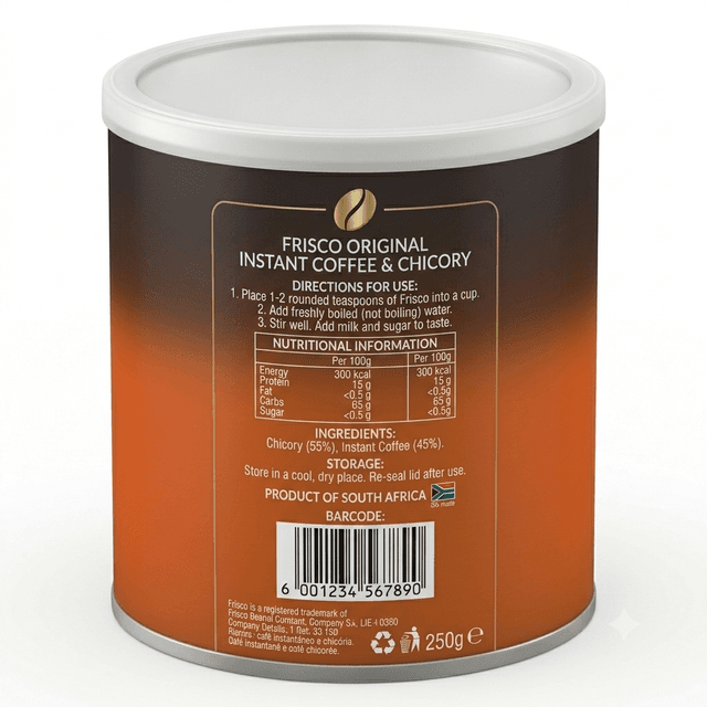Frisco Coffee 250g — by Frisco — tea-coffee from ZA — Afrizonemart — view 2