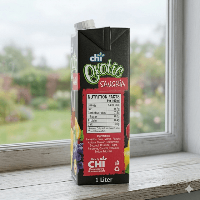 Chi Exotic Sangria 1L — by Chi Exotic — Nectar Juice Drinks from NG — Afrizonemart — view 2