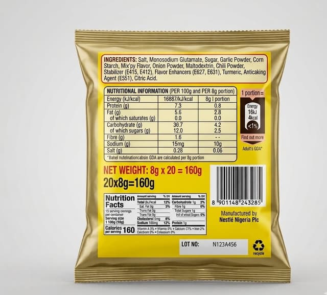 Maggi Mix'Py Seasoning Powder 8g x 20 — by Maggi — Spices Seasonings from NG — Afrizonemart — view 3