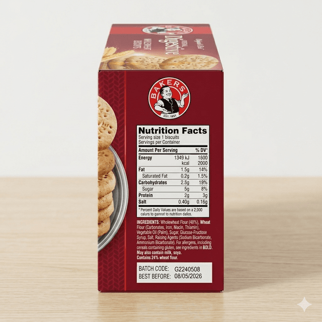 Digestive Cream Biscuits 200g — by McVitie's — Snacks Biscuits from GB — Afrizonemart — view 2
