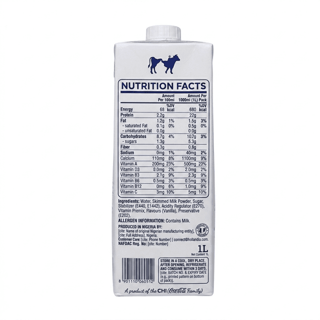 Hollandia Yoghurt 500ml — by Hollandia — Milk Dairy from NG — Afrizonemart — view 2