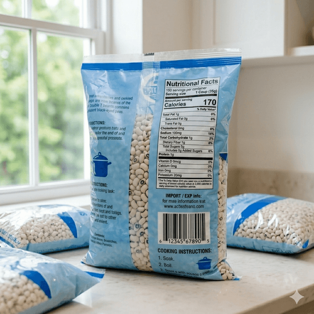 White Beans 5kg — by Local — Beans Legumes from NG — Afrizonemart — view 2