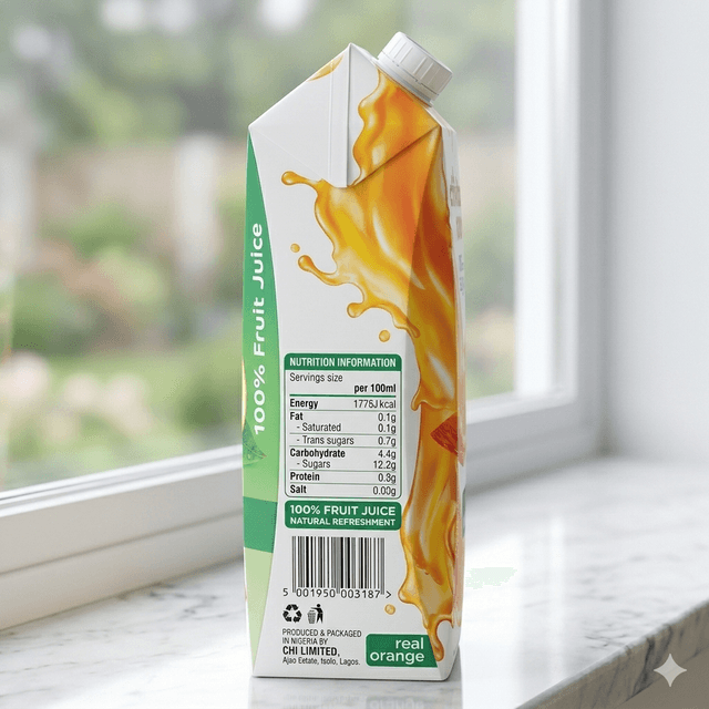 Chivita 100% Orange Juice 1L — by Chivita — Fruit Juices from NG — Afrizonemart — view 2