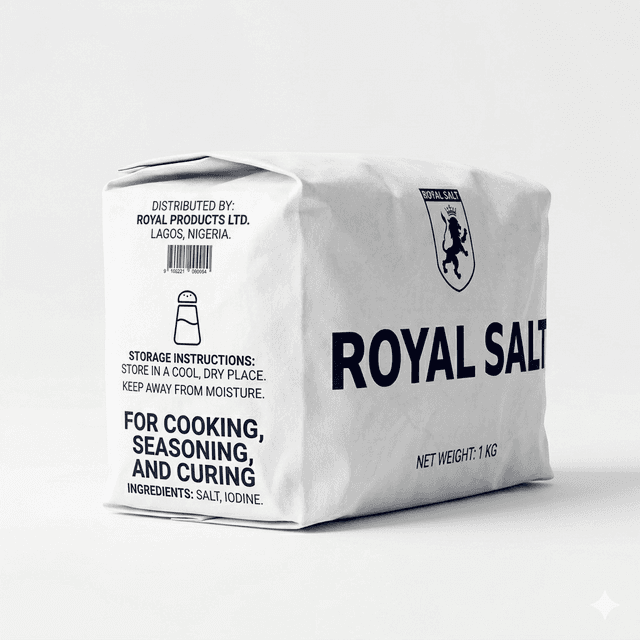 Royal Salt 1kg — by Royal — Salt Sugar from NG — Afrizonemart — view 3