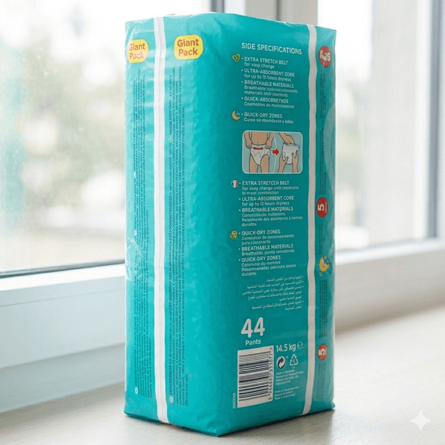 Pampers Pants Junior Size 5 (44 count) — by Pampers — Diapers from NG — Afrizonemart — view 2