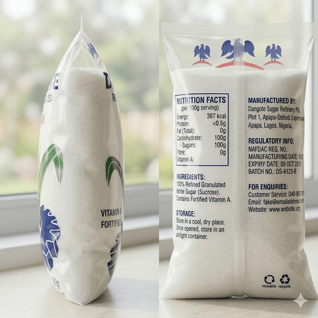 Dangote Sugar 1kg — by Dangote — Salt Sugar from NG — Afrizonemart — view 2