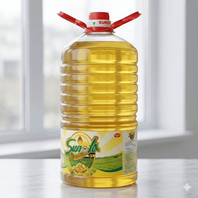Sunola Vegetable Oil 5L — by Sunola — Cooking Oils from NG — Afrizonemart
