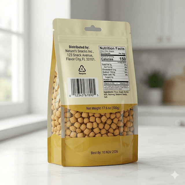 Chin Chin Family Pack 500g — by Local Chin Chin — traditional-snacks from NG — Afrizonemart — view 2
