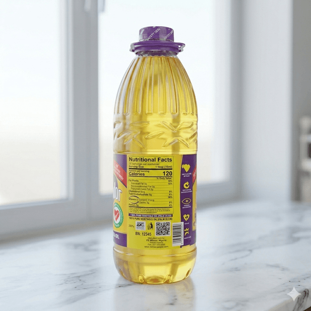 Mamador Vegetable Oil 1L — by Mamador — Cooking Oils from NG — Afrizonemart — view 2