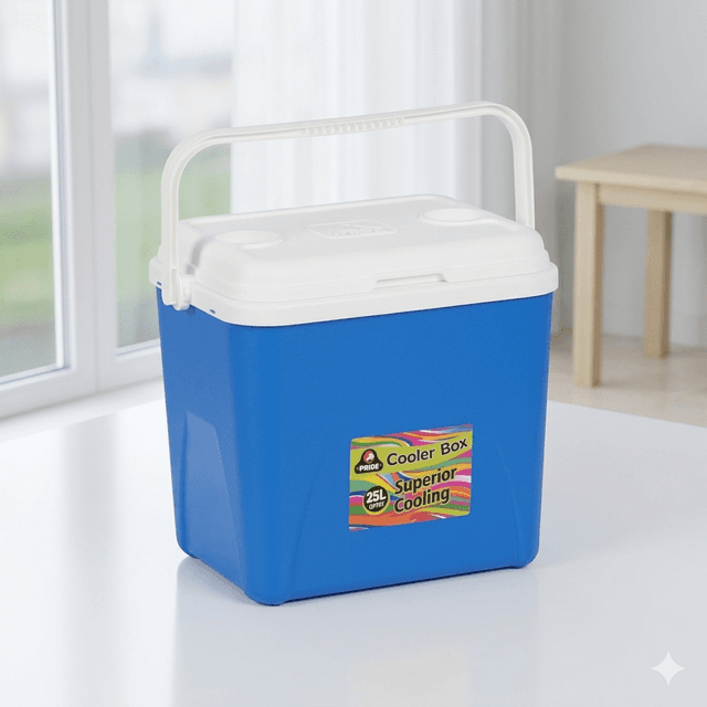 Eleganza Plastic Cooler Box 25L — by Eleganza — office-supplies-office-essentials from NG — Afrizonemart