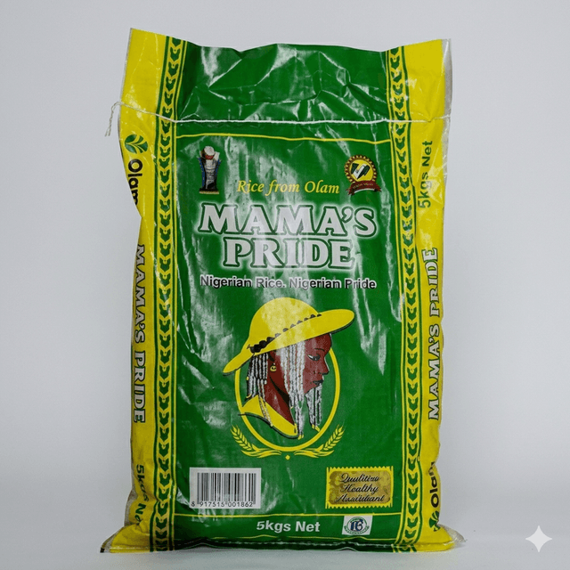 Mama's Pride Parboiled Rice 5kg — by Mama's Pride — Rice from NG — Afrizonemart — view 2
