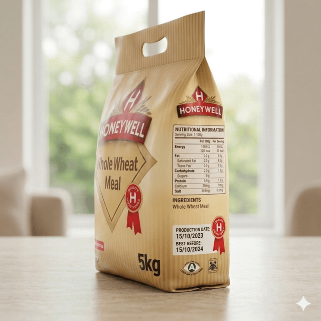 Wheat Meal Flour 5kg — by Local — Garri Swallow from NG — Afrizonemart — view 2