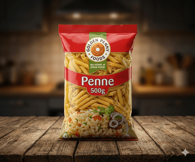 Golden Penny Penne 500g — by Golden Penny — Pasta Noodles from NG — Afrizonemart