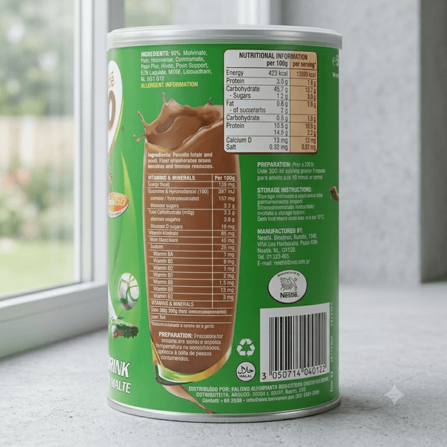 Milo Original Chocolate Drink 500g — by Milo — Powdered Drinks from ZA — Afrizonemart — view 2