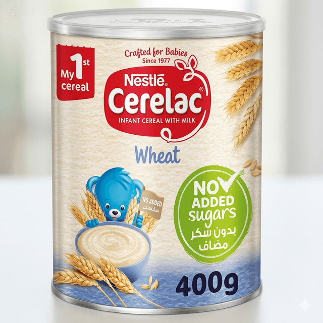 Nestle Cerelac Wheat with Milk 400g — by Cerelac — Cereals from NG — Afrizonemart