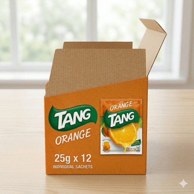 Tang Sachet Orange 25g x 12 — by Tang — Powdered Drinks from EG — Afrizonemart — view 2