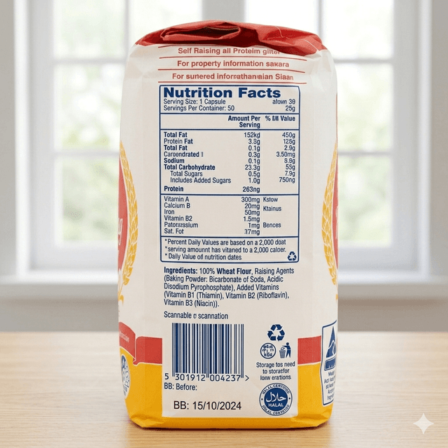 Self-Raising Flour 1kg — by Local — Flour Baking from NG — Afrizonemart — view 2