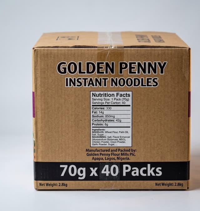 Golden Penny Noodles Onion Chicken 70g x 40 (Carton) — by Golden Penny — Pasta Noodles from NG — Afrizonemart — view 2