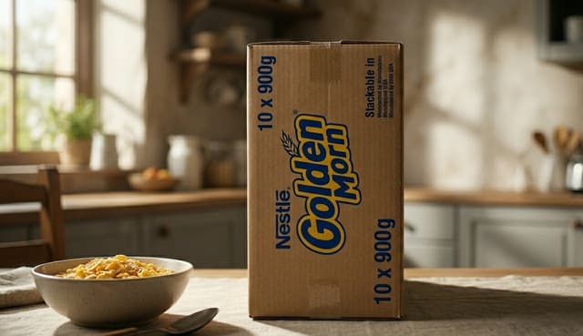 Nestle Golden Morn Carton (10 x 900g) — by Nestle Golden Morn — Cereals from NG — Afrizonemart — view 4
