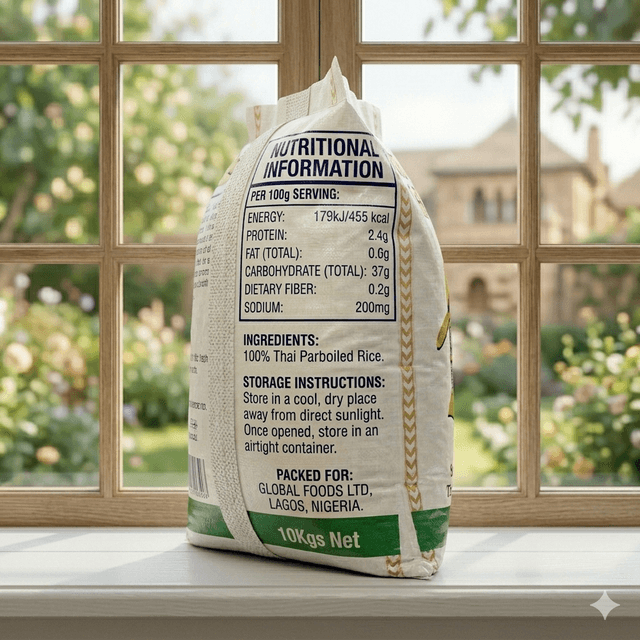 Mama Gold Parboiled Rice 10kg — by Mama Gold — Rice from NG — Afrizonemart — view 3