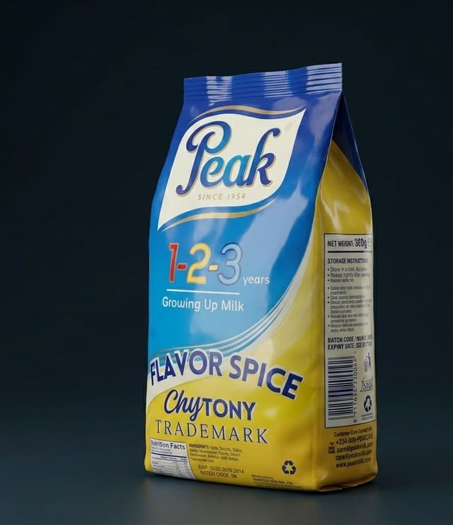 Peak 123 Slim Milk Powder 380g — by Peak — Baby Food from NG — Afrizonemart — view 3