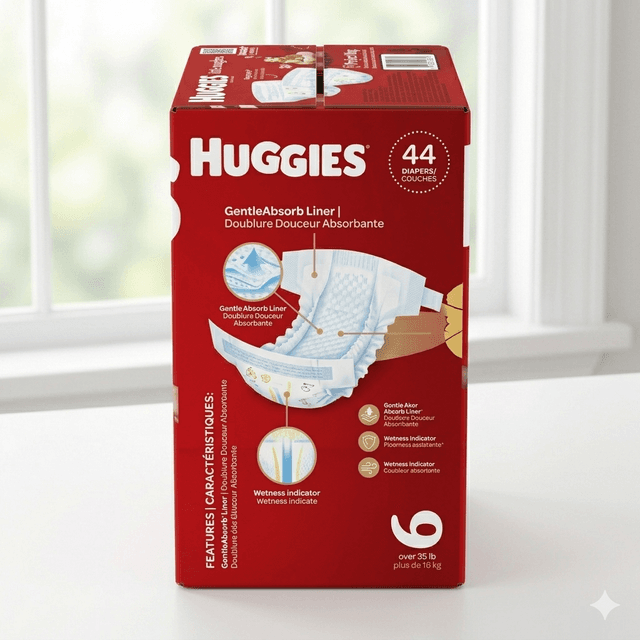Huggies Little Snugglers Newborn (44 count) — by Huggies — Diapers from NG — Afrizonemart — view 2