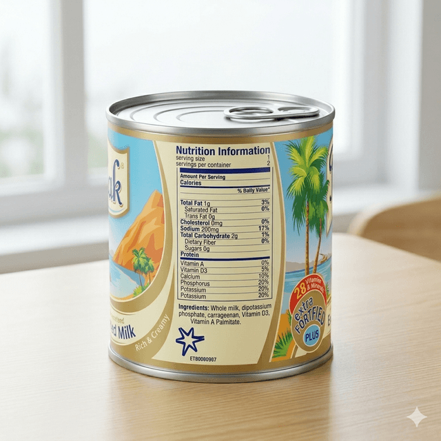 Peak Evaporated Milk 160g Tin — by Peak — Milk Dairy from NG — Afrizonemart — view 2