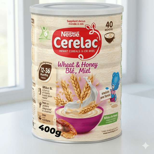 Nestle Cerelac Honey & Wheat 400g — by Cerelac — Cereals from NG — Afrizonemart — view 2