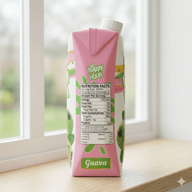 Chivita Happy Hour Guava 50cl — by Chivita Happy Hour — Nectar Juice Drinks from NG — Afrizonemart — view 2