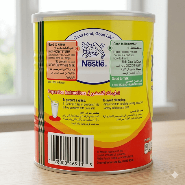 Nestle Nido Instant Full Cream 400g — by Nido — Milk Dairy from NG — Afrizonemart — view 2