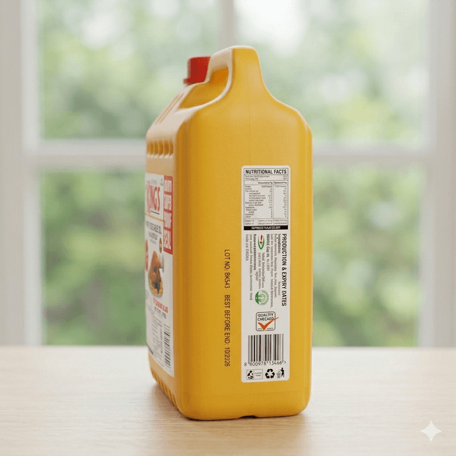 Kings Vegetable Oil 5L — by Devon Kings — Cooking Oils from NG — Afrizonemart — view 3