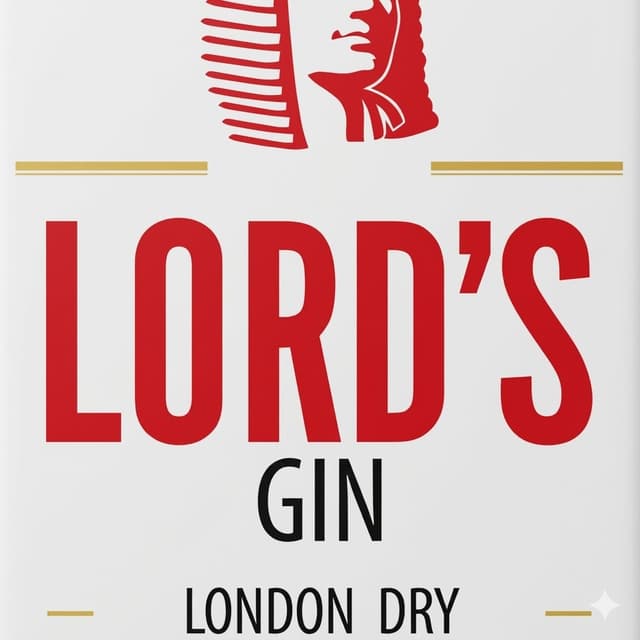 Lord's London Dry Gin (750ml) 75cl — by Lord's — Spirits from NG — Afrizonemart — view 2