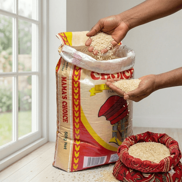 Mama's Choice Parboiled Rice 50kg — by Mama's Choice — Rice from NG — Afrizonemart — view 4
