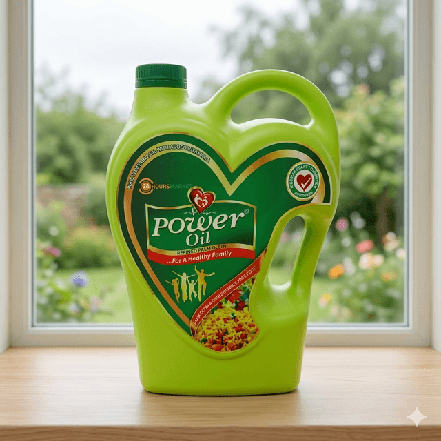 Power Oil Vegetable Oil 5L — by Power Oil — Cooking Oils from NG — Afrizonemart — view 3