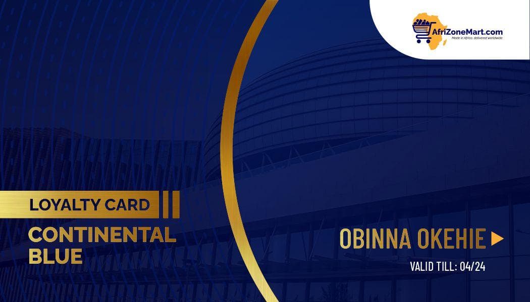 Continental Blue loyalty card