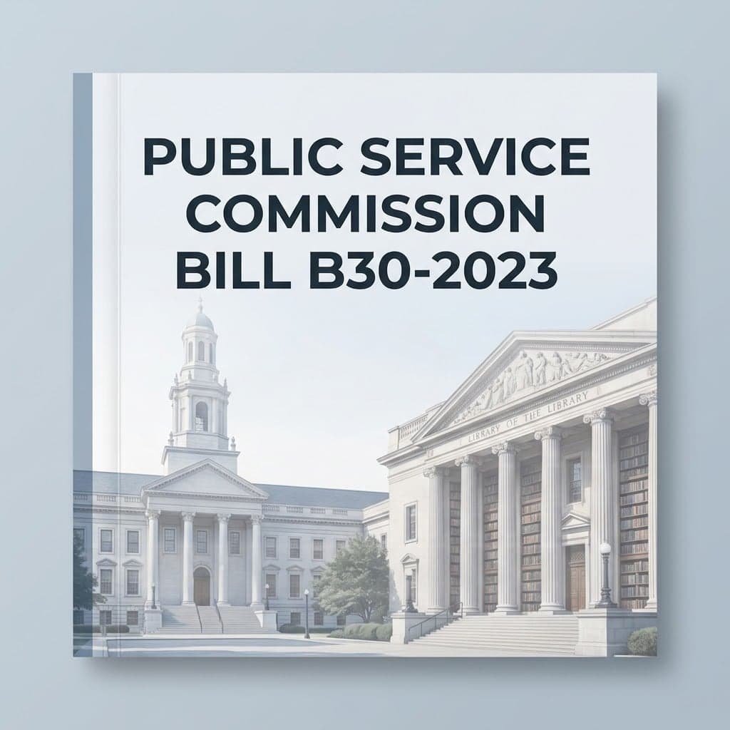 Public Service Commission Bill B30-2023