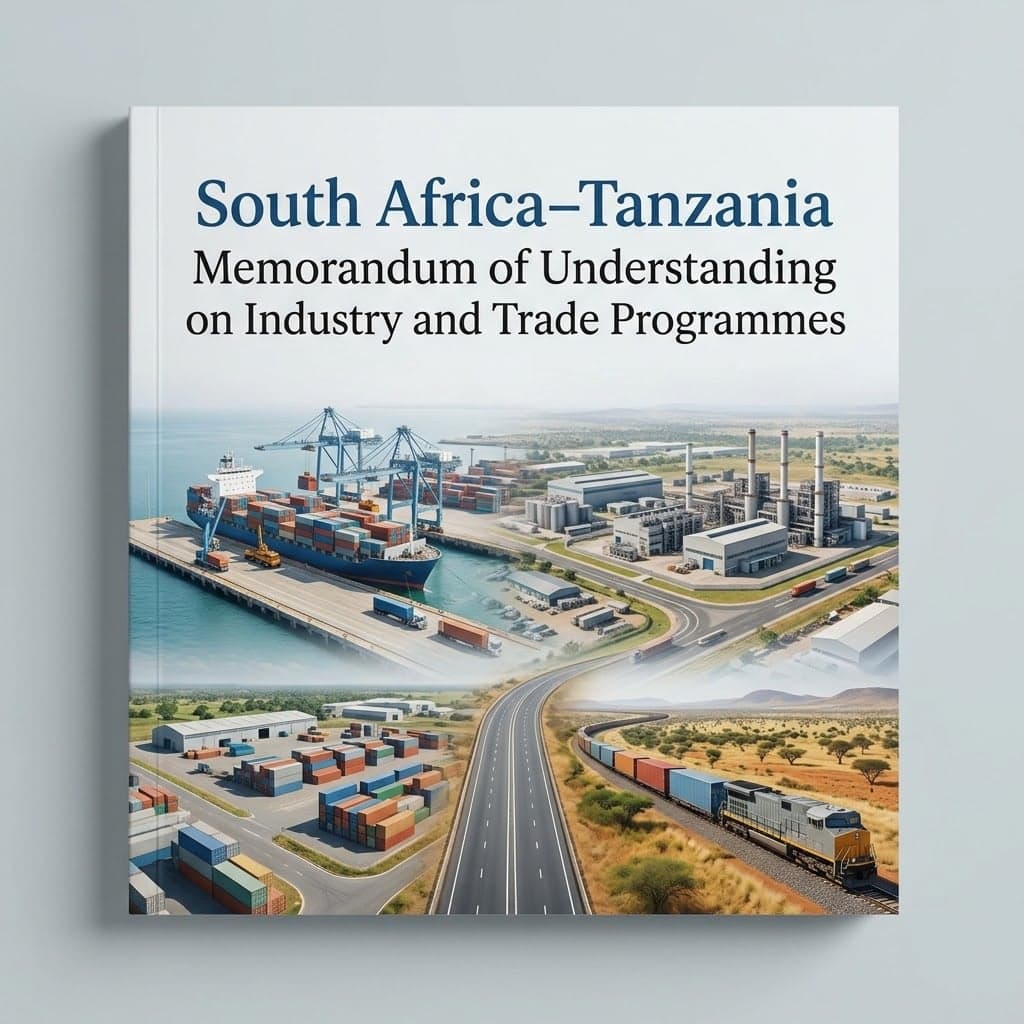 Memorandum of Understanding between the Government of the Republic of South Africa and the Government of the United Republic of Tanzania on Cooperation in the Industry and Trade Programmes