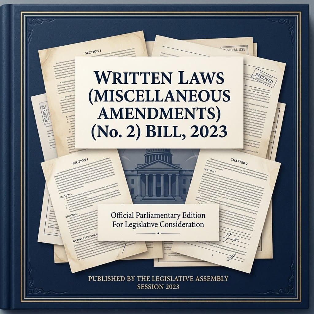Written Laws (Miscellaneous Amendments) (No. 2) Bill, 2023