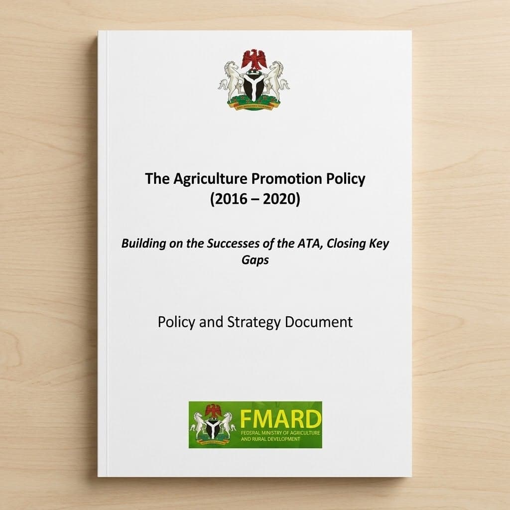 Agriculture Promotion Policy (2016–2020) — The Green Alternative