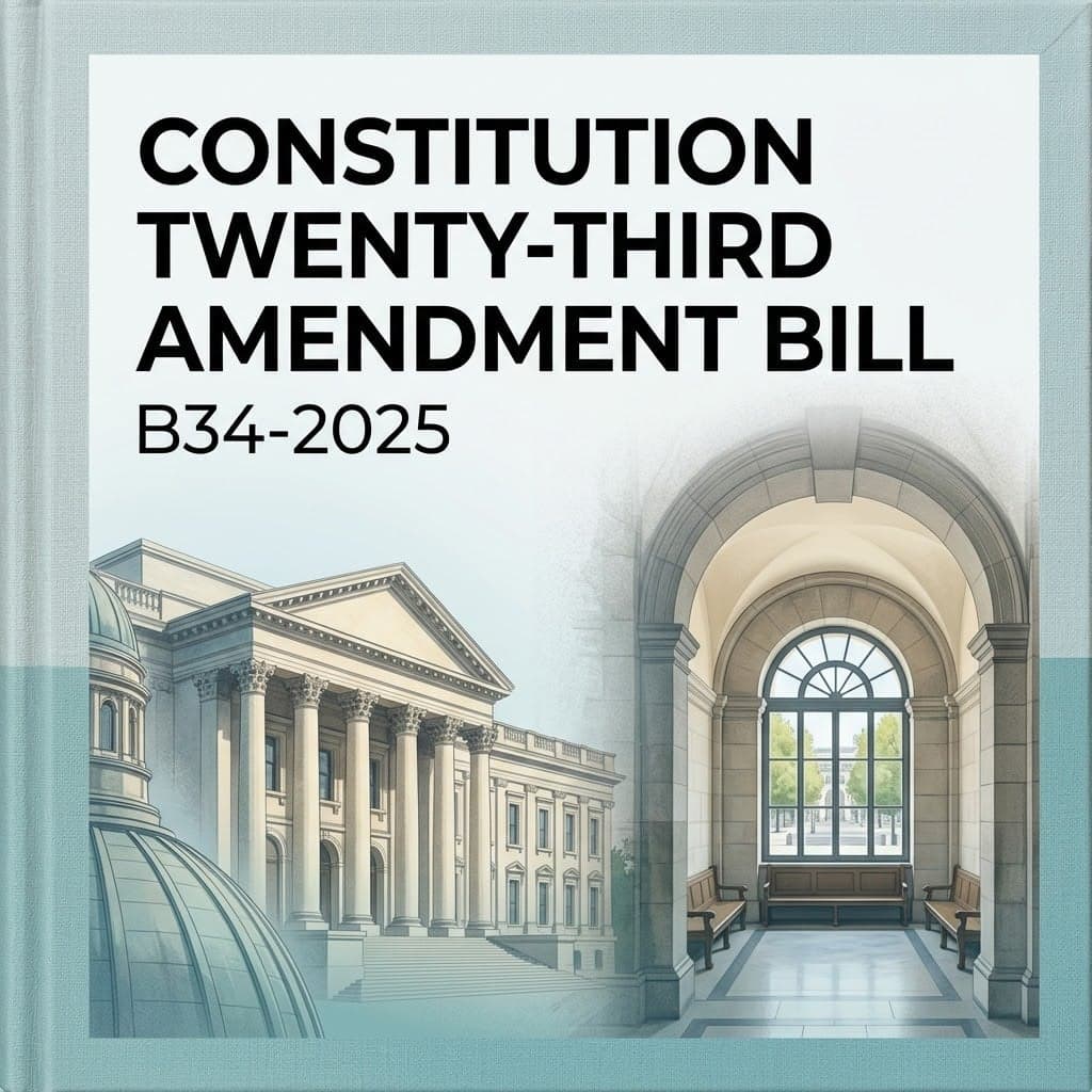 Constitution Twenty-Third Amendment Bill B34-2025