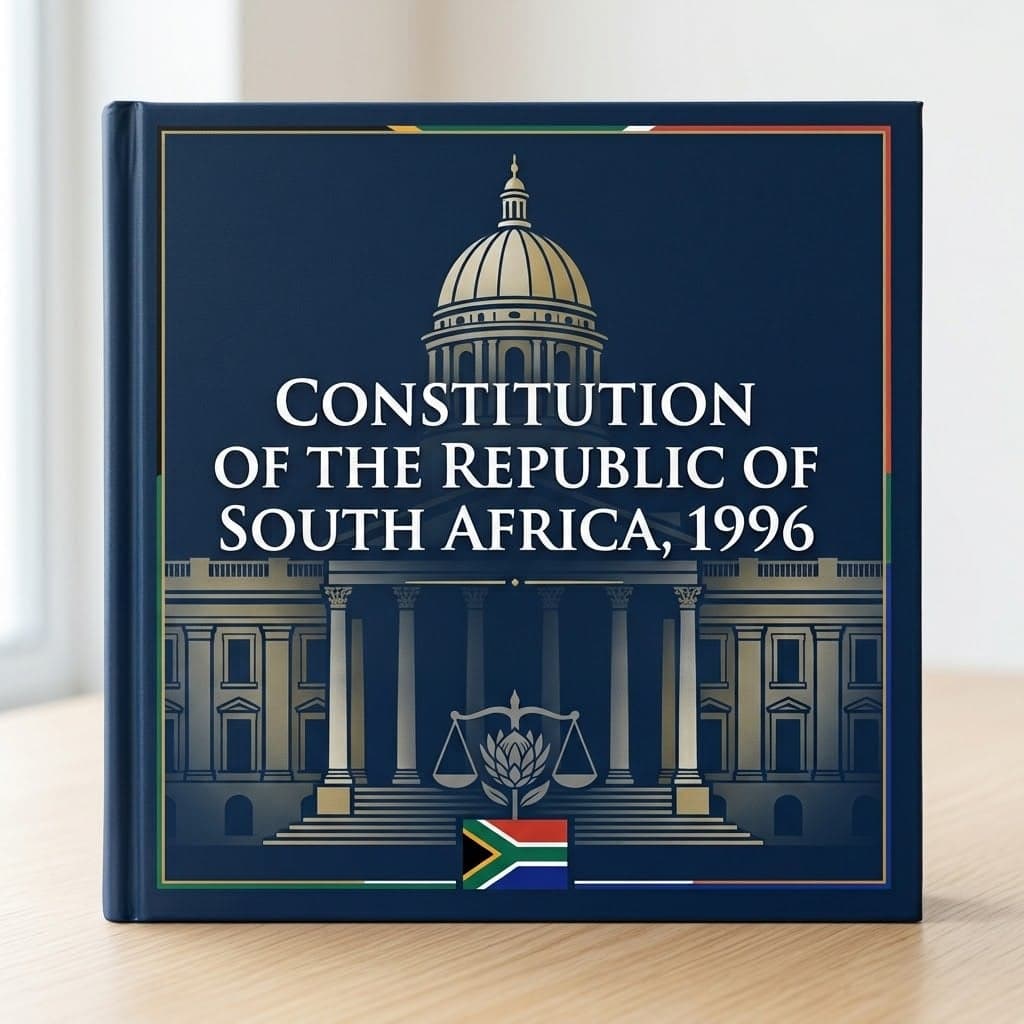 Constitution of the Republic of South Africa, 1996