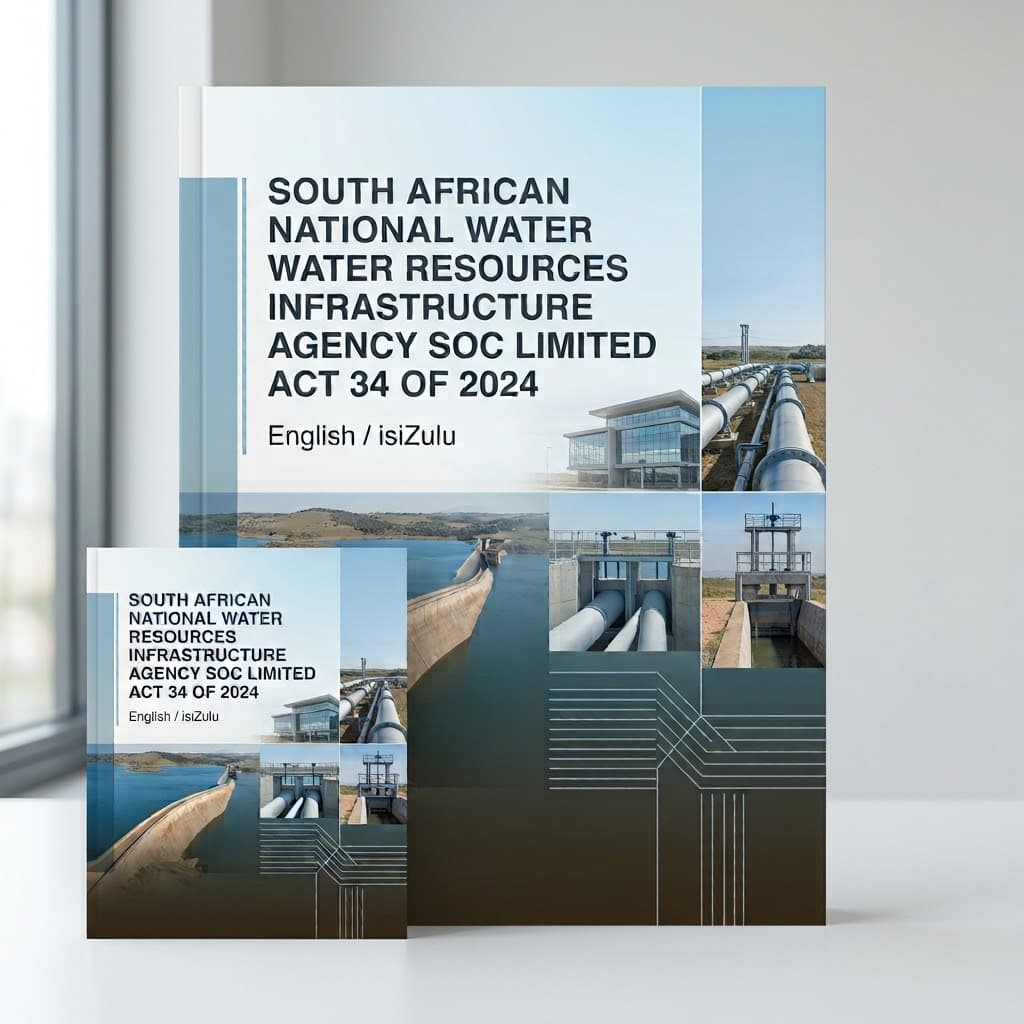 South African National Water Resources Infrastructure Agency SOC Limited Act 34 of 2024 (English / isiZulu)