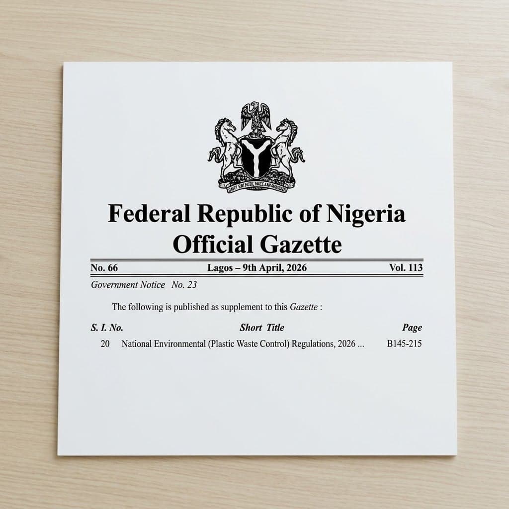 National Environmental (Plastic Waste Control) Regulations, 2026
