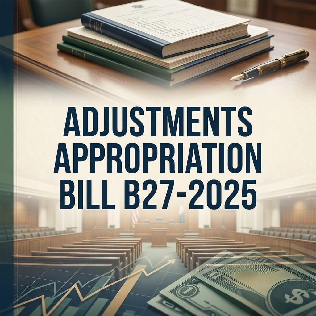 Adjustments Appropriation Bill B27-2025